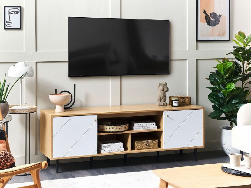 TV asztal/szekrény Palza (világos fa)