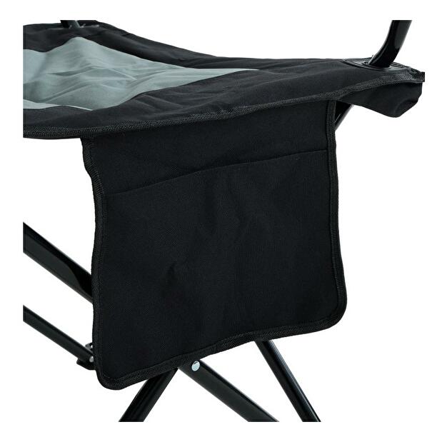 Kemping szék Futo (fekete + szürke)