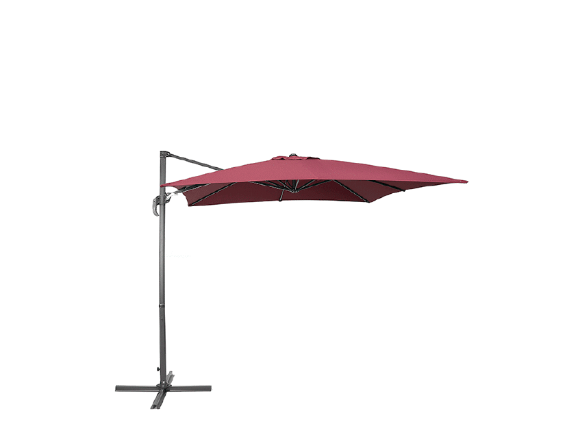 Kerti napernyő 250 cm MONCE (alumínium) (sötétpiros)