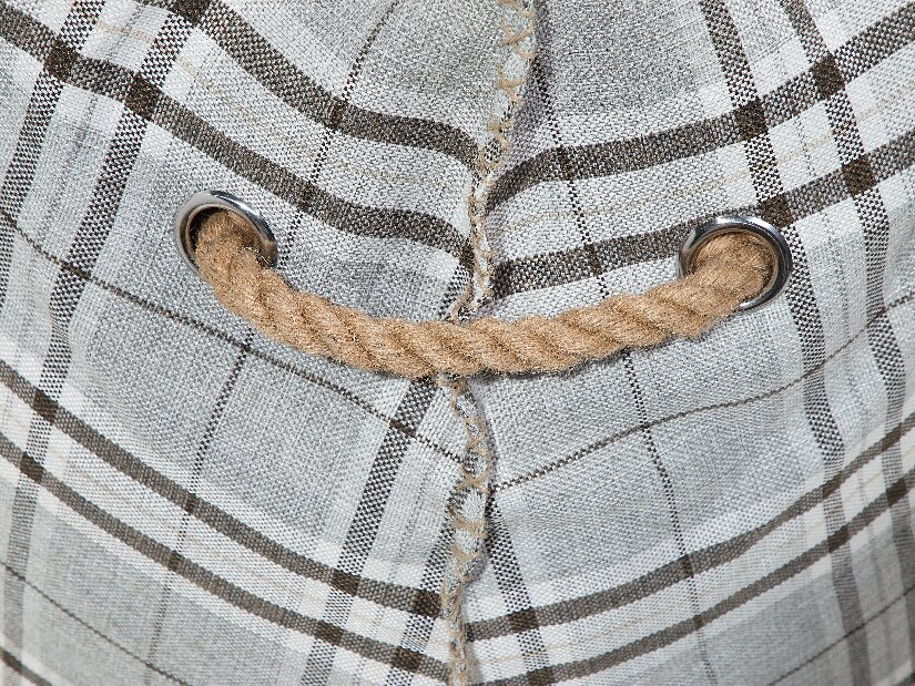 Babzsák 75x63 cm Linen Drochia Drop (szürke)