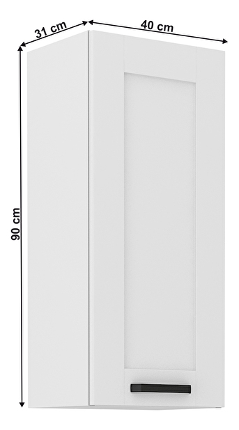 Felsőszekrény Lesana 1 (fehér) 40 G-90 1F 
