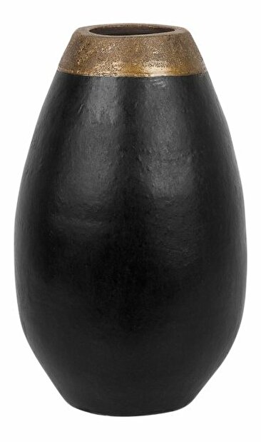 Váza CORIBA 32 cm (kerámia) (fekete)