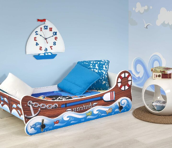 Gyerekágy Boat (matraccal és ágyráccsal)