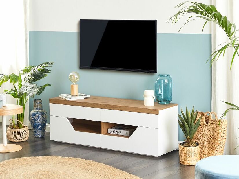 TV asztal/szekrény Cheza (fehér)