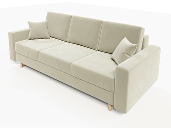 Szétnyitható kanapé Kineton (krém)