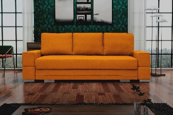 Háromszemélyes kanapé Sanda (narancssárga)