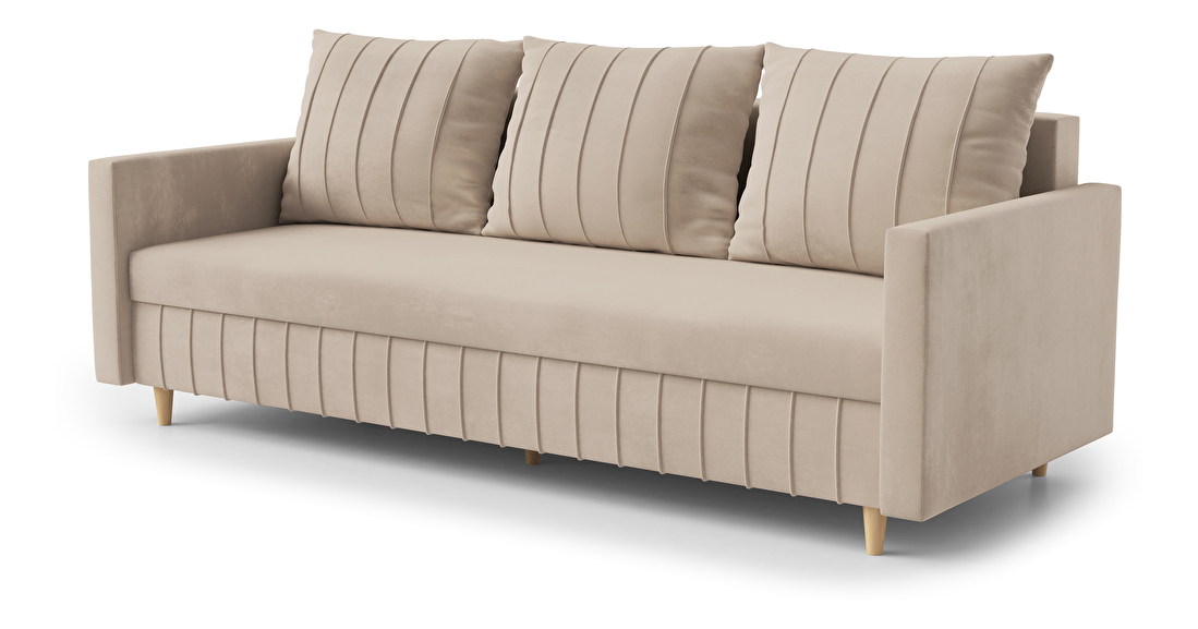 Háromszemélyes kanapé Filomena (világosbézs)