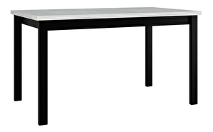 Széthúzható asztal 80 x 140+180 II (fehér L) (fekete)