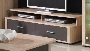 TV asztal / szekrény Fishburn F5 (sonoma + grafit) *kárusítás