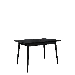 Modern asztal  Kellan 140x80 (fekete)