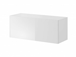 TV asztal/szekrény Viktor 01 (fehér + fényes fehér)