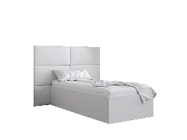 Egyszemélyes ágy 90 cm Brittany 2 (fehér matt + fehér)