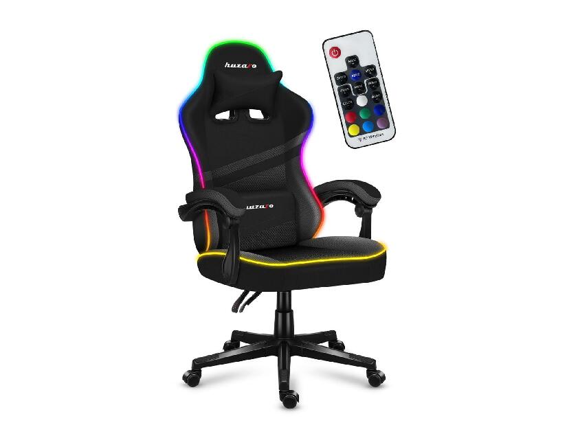 Játék szék Fusion 4.4 (fekete + többszínű) (LED világítással)