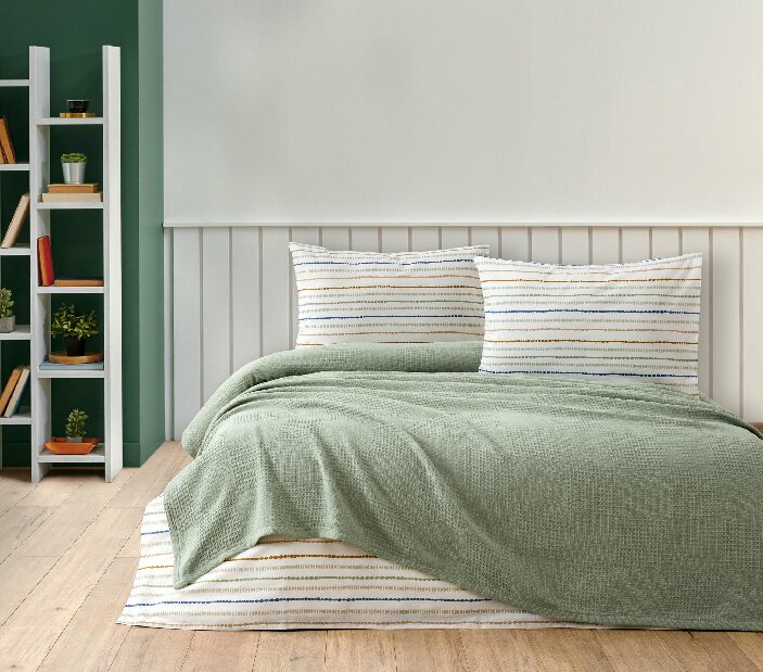 Ágytakaró 200 x 240 cm Karen (zöld)