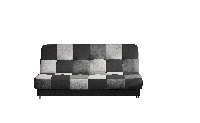 Háromszemélyes kanapé Canoro (szürke + fekete)