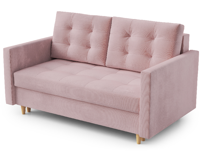 Kétszemélyes kanapé Jennifer (rózsaszín)