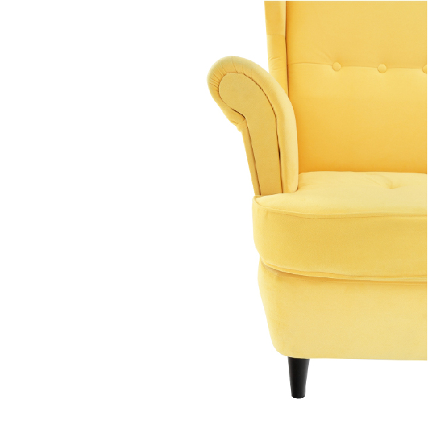 Fotel Rytu (sárga + wenge)