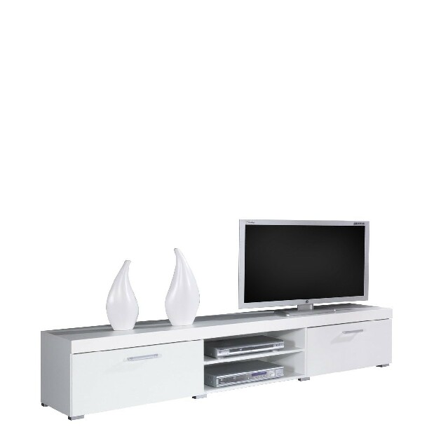 TV szekrény/asztal MA8 Mambo (fehér + fényes fehér)
