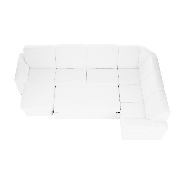 U alakú kanapé Biter (fehér) (B)
