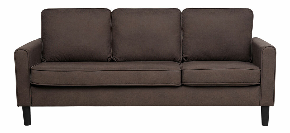 Háromszemélyes kanapé Arran (barna) (taburettel)