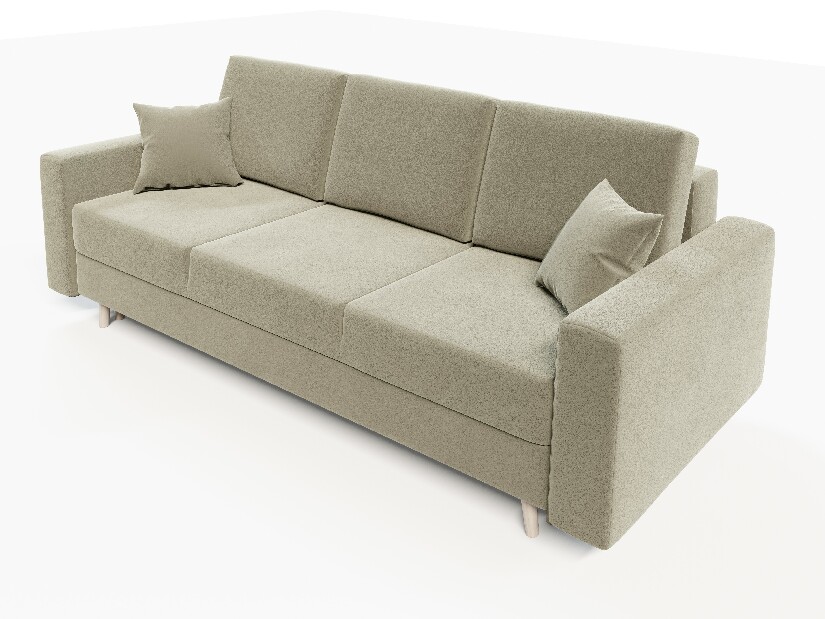 Szétnyitható kanapé Kineton (világosszürke)