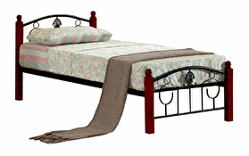Egyszemélyes ágy 90 cm Margery (ágyráccsal)