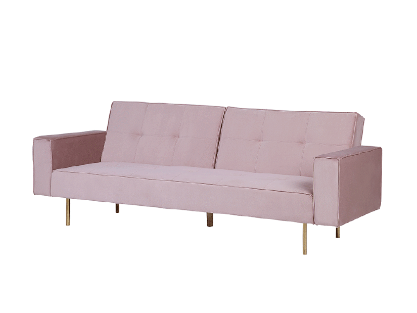 Háromszemélyes kanapé Viby (rózsaszín)