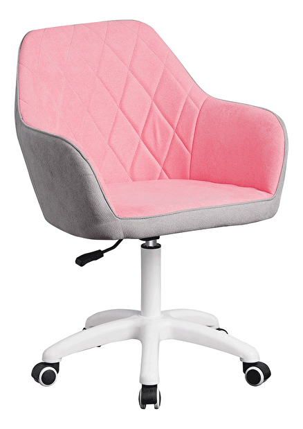Irodai szék Senta (rózsaszín + szürke)