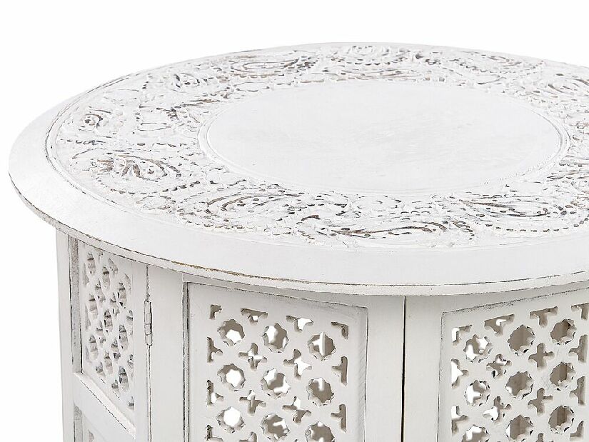 Kézi asztal Elowen (fehér)