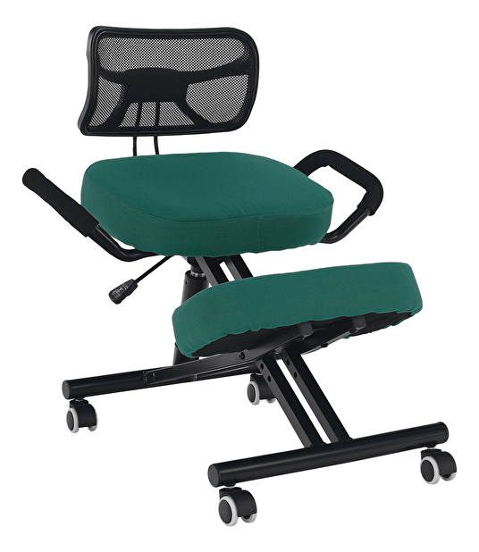 Ergonomikus irodai szék Rusu (zöld + fekete)