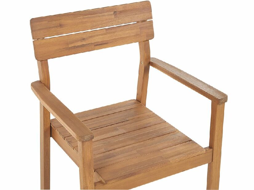 Kerti szék készlet (2 db.) Fernanda (világos fa)