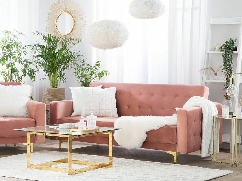 Háromszemélyes kanapé Aberlady (rózsaszín)