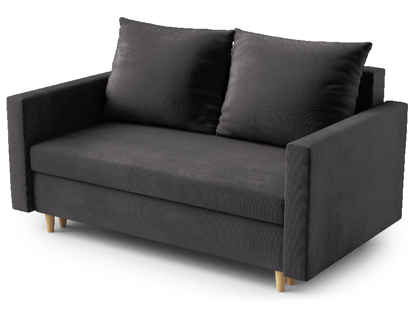 Kétszemélyes kanapé Louis (sötétszürke)