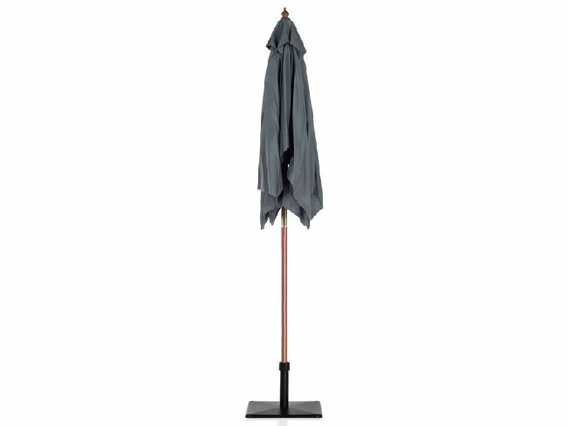Kerti napernyő 144 cm FLAME (fa) (sötétszürke)