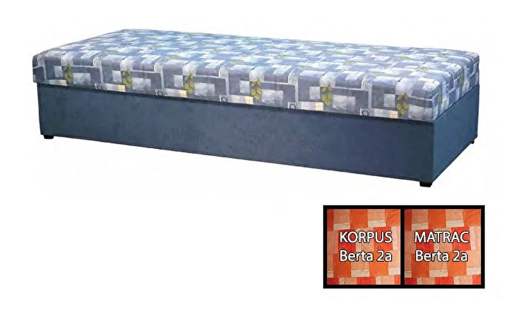 Egyszemélyes ágy (dívány) 80 cm Kasi (rugós matraccal) *kiárusítás