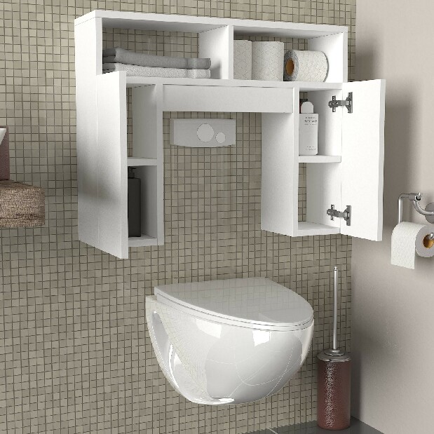 Fürdőszoba szekrény Giuseppe (fehér)