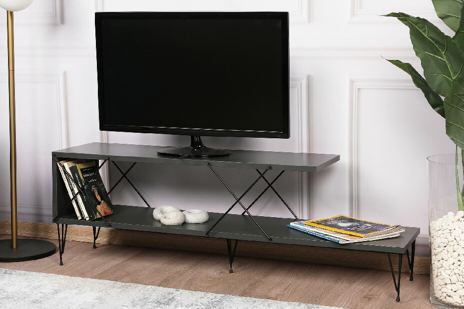 TV asztal/szekrény Stret (antracit)