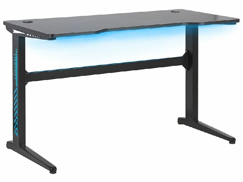 Számítógépasztal DARAN (fekete)