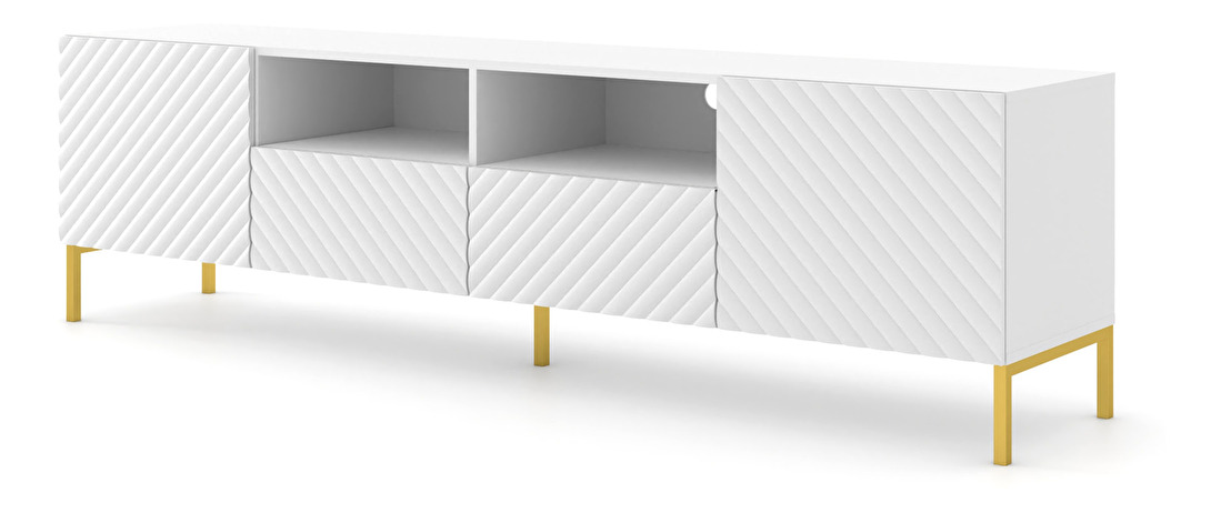 TV asztal/szekrény Surfy 2D (fehér)
