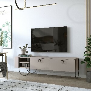 TV asztal/szekrény Narnia (világos mokka)