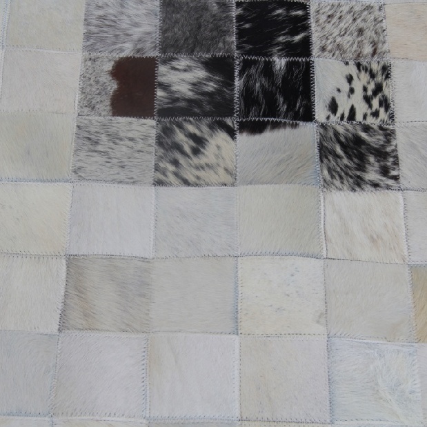 Bőr szőnyeg TYP 09 (marhabőr + patchwork minta)
