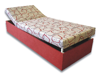 Egyszemélyes ágy (dívány) 80 cm Darcy (Tégla 41 + Dodo 1008)