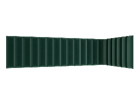 Kárpitozott panel 20 db. Quadra 210x90x60 cm (zöld)