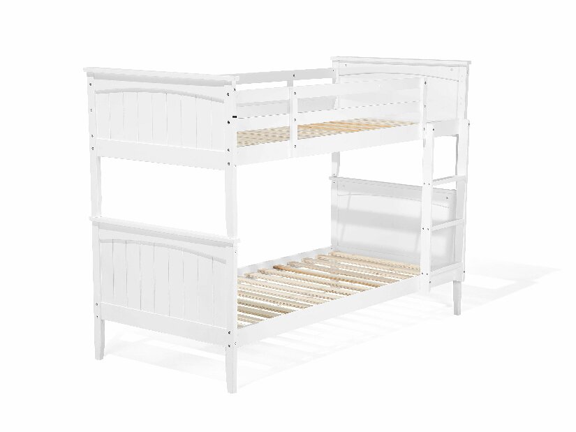Emeletes ágy 90 cm RADIN (ágyráccsal) (fehér)