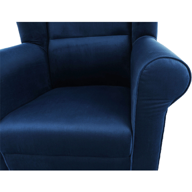 Fotel zsámollyal Aevo (kék) *kiárusítás