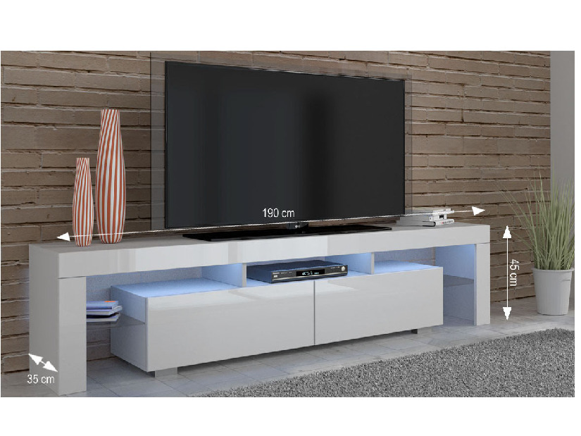 TV asztal/szekrény Nikka 190 BB (LED)