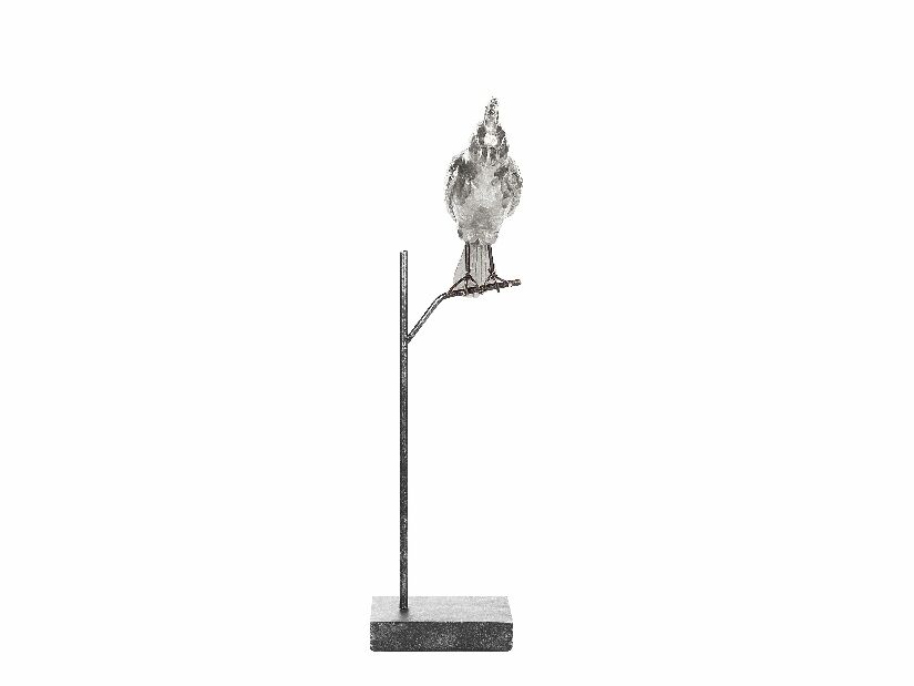 Dekorációs figura CORINTH 50 cm (kerámia) (ezüst)