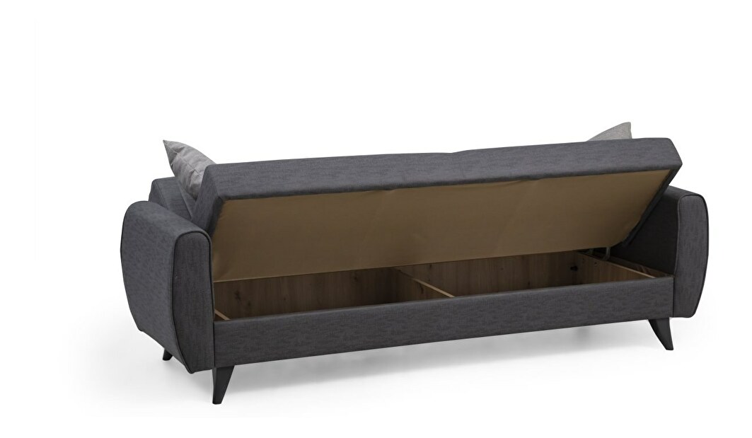 Háromszemélyes kanapé Acrux (sötétszürke)