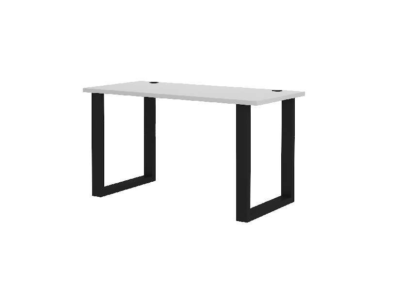 PC asztal Mantela 150 (világosszürke + fekete)