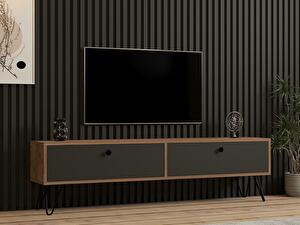 TV asztal/szekrény Slay (atlanti fenyő + fekete)